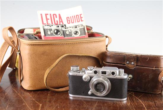 A Leica III camera, no.326107,